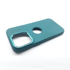 iPhone 12 with a Luxury Premium Back Cover Green- VNS Bazaar