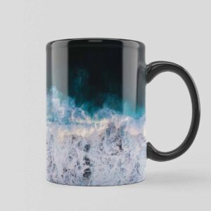 Ocean Wave Printed Mug - VNS Bazaar