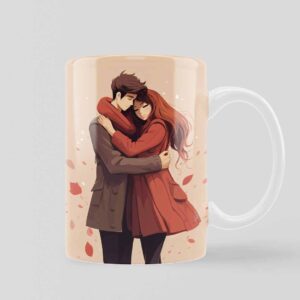 Hugging Couples Printed Coffee Mug - VNS Bazaar