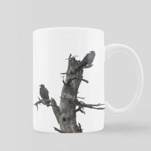 Wildlife crows printed mugs - VNS Bazaar